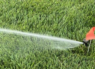 Lawn aeration preparation